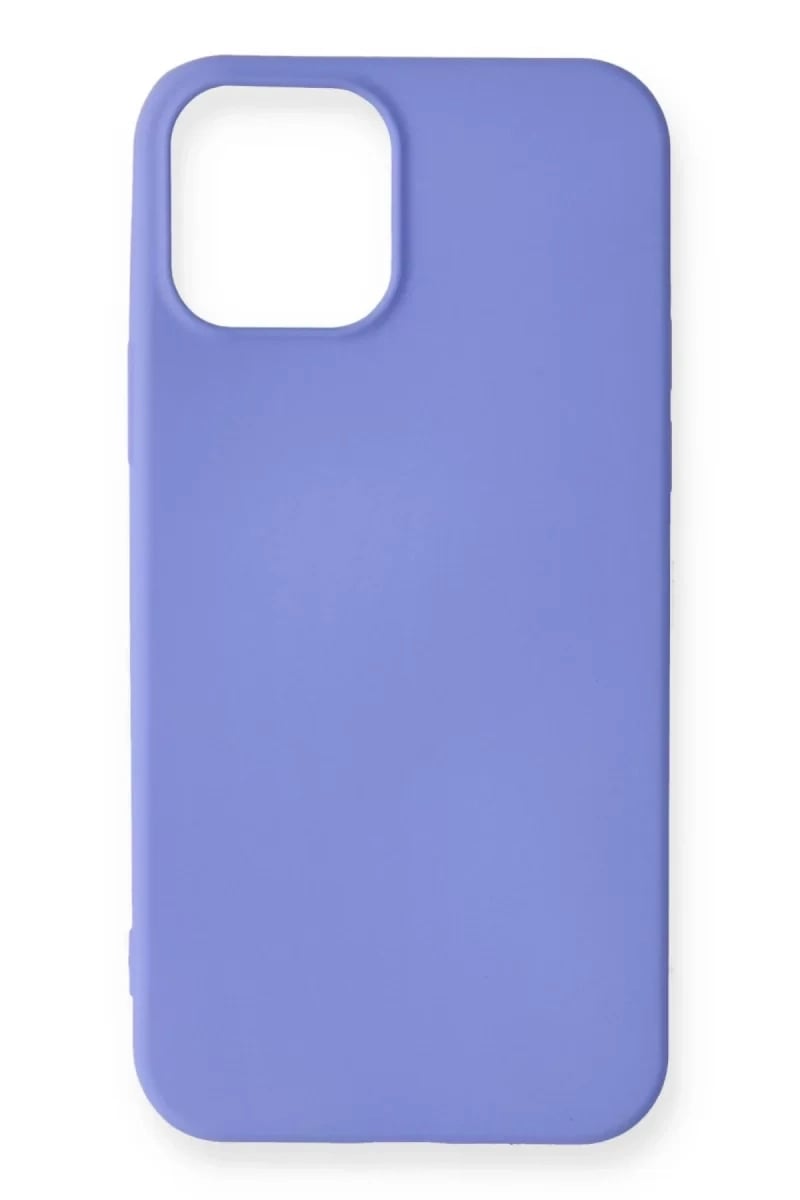Apple iPhone 12 Mini Kılıf First Silikon - Mor