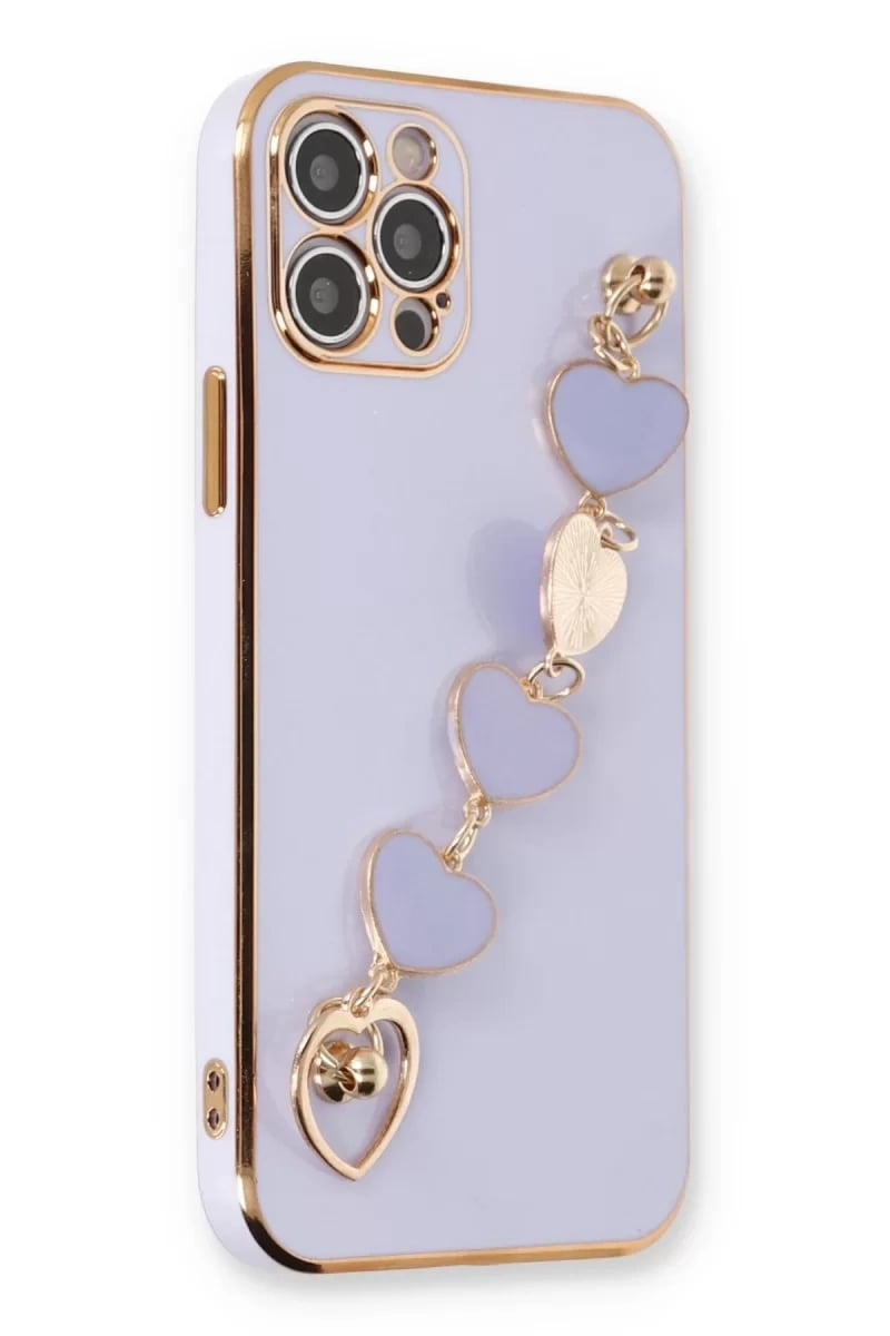Apple iPhone 12 Pro Kılıf Esila Silikon - Lila