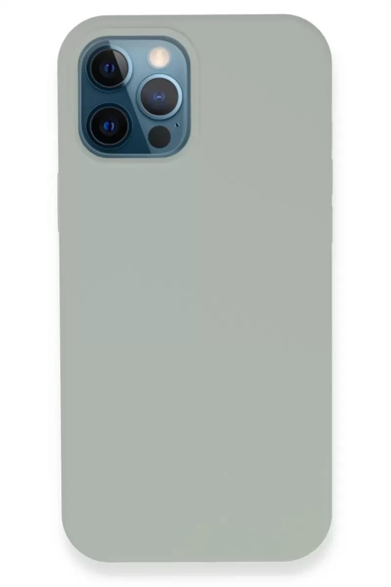 Apple iPhone 12 Pro Kılıf Lansman Legant Silikon - Açık Gri