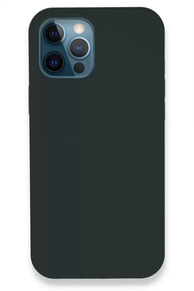 Apple iPhone 12 Pro Kılıf Lansman Legant Silikon - Koyu Yeşil