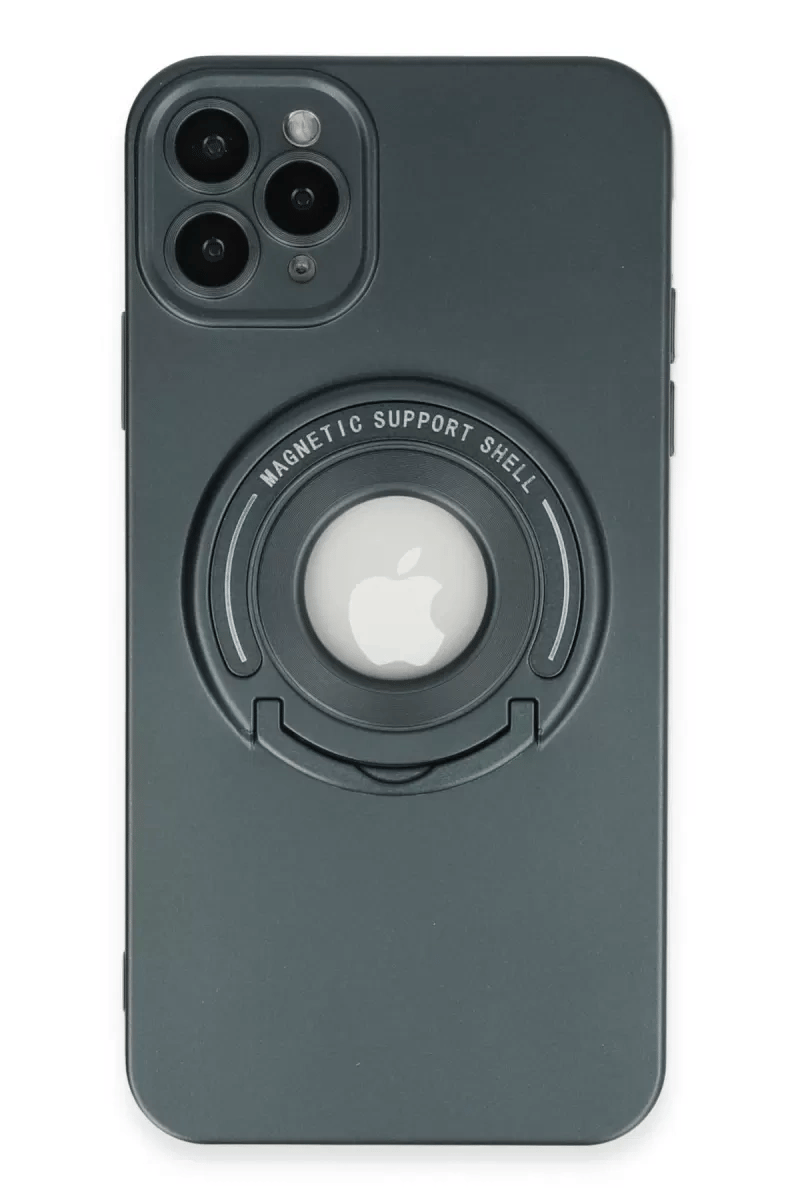 Apple iPhone 12 Pro Kılıf Lukka Magneticsafe Kapak - Koyu Yeşil