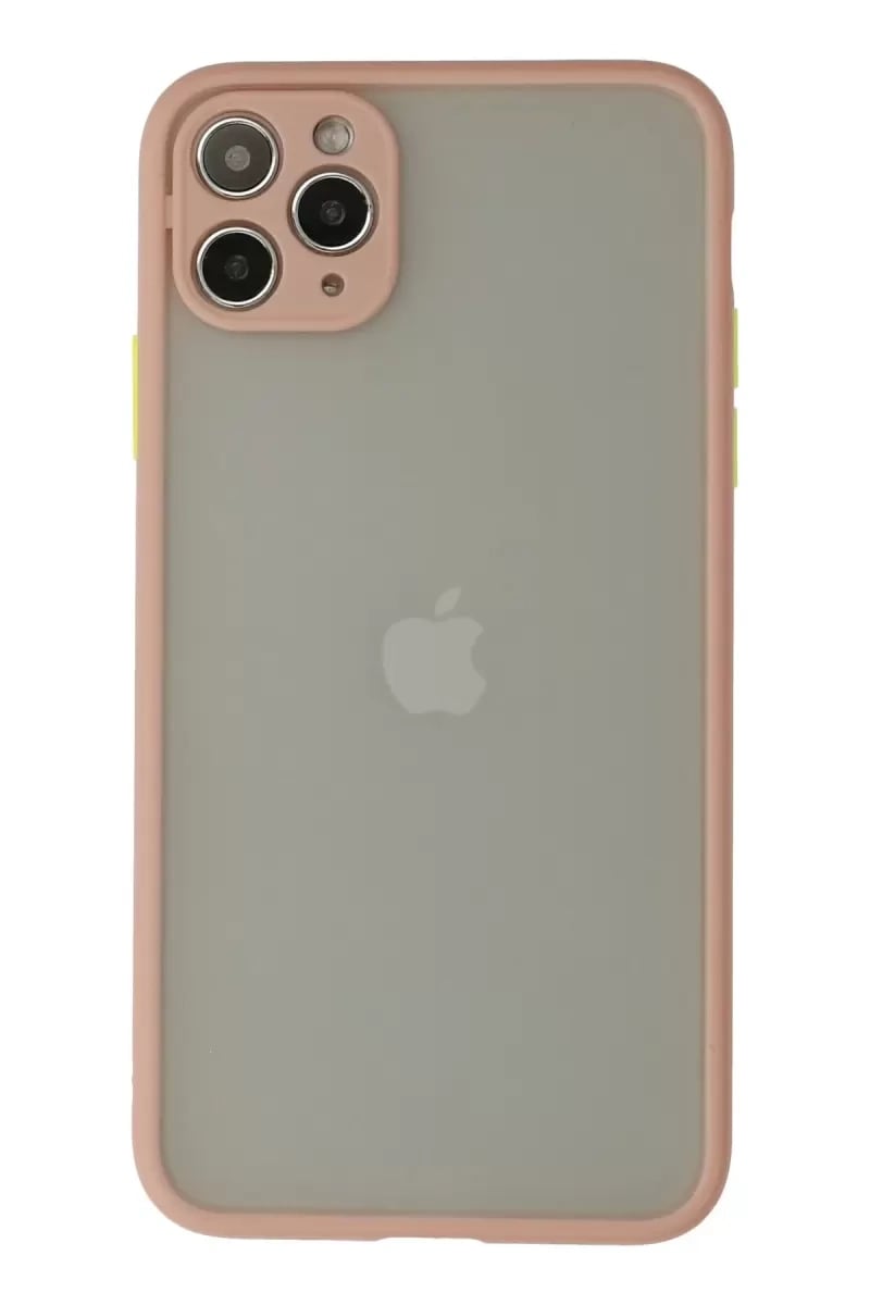 Apple iPhone 12 Pro Kılıf Montreal Silikon Kapak - Pembe