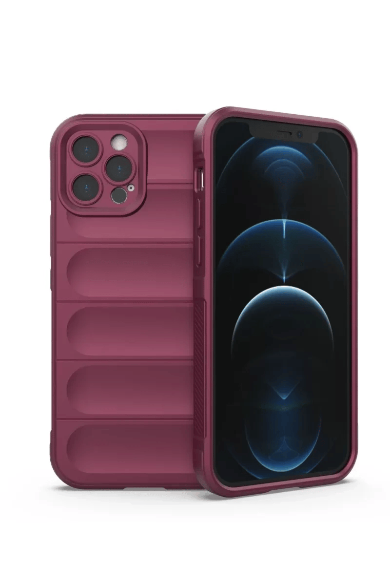 Apple iPhone 12 Pro Kılıf Optimum Silikon - Bordo