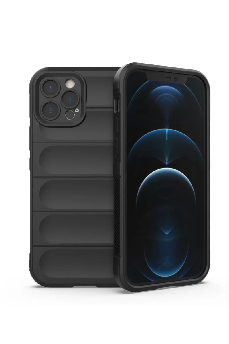 Apple iPhone 12 Pro Kılıf Optimum Silikon - Siyah