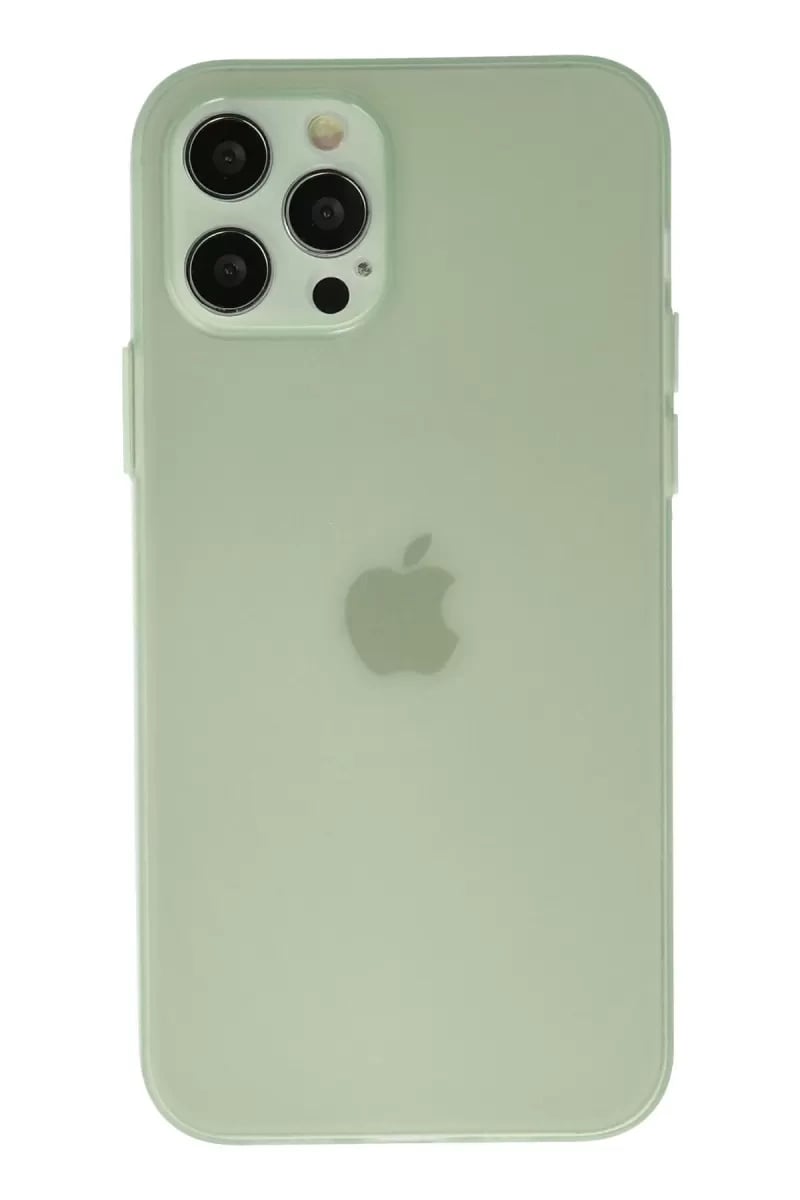 Apple iPhone 12 Pro Kılıf Puma Silikon - Açık Yeşil