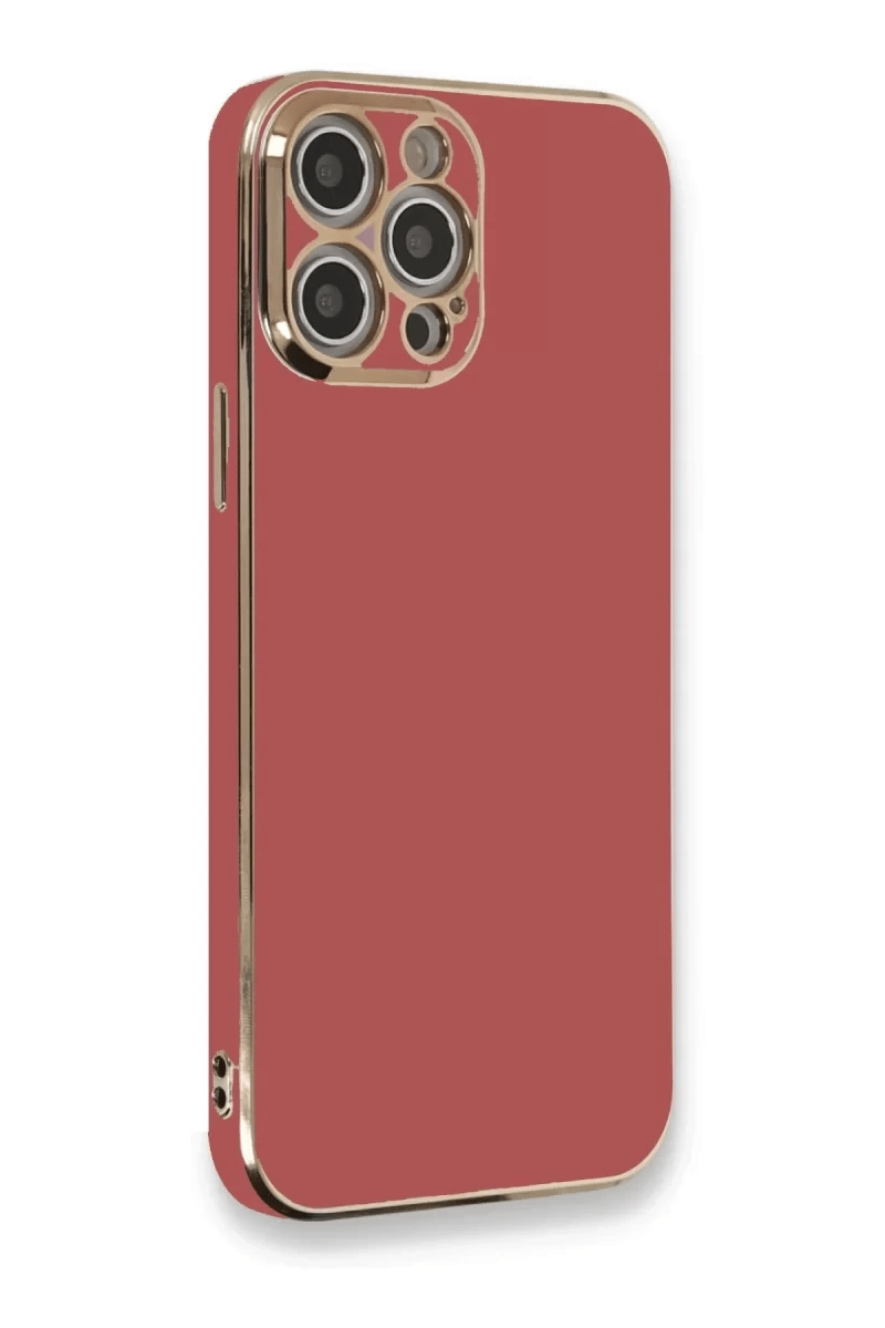 Apple iPhone 12 Pro Kılıf Volet Silikon - Kırmızı