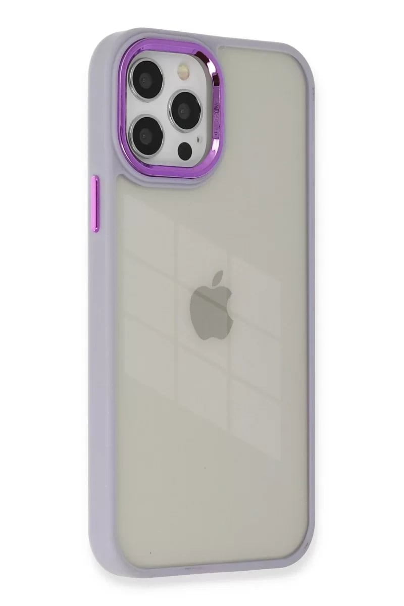 Apple iPhone 12 Pro Max Kılıf Dora Kapak - Lila
