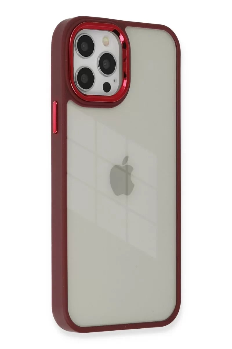 Apple iPhone 12 Pro Max Kılıf Dora Kapak - Kırmızı
