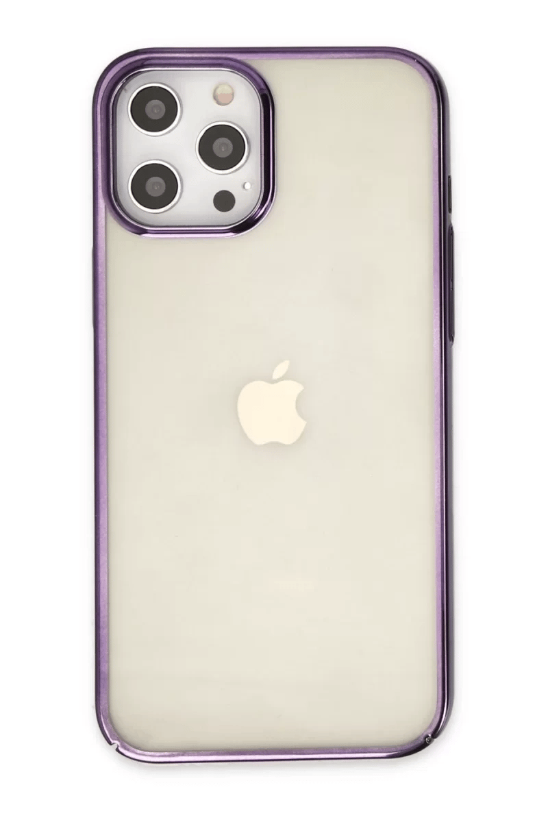 Apple iPhone 12 Pro Max Kılıf Element Silikon - Mor