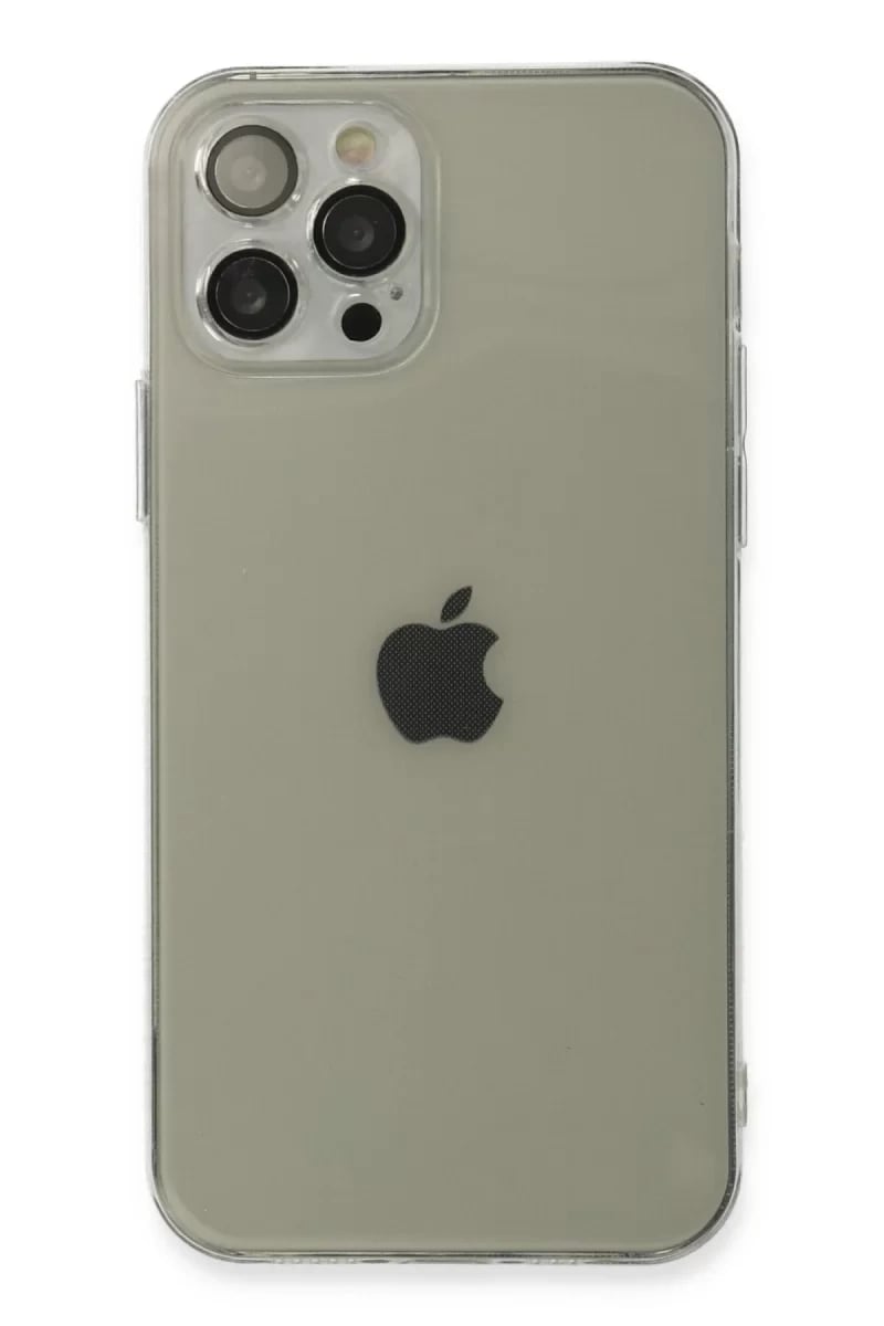 Apple iPhone 12 Pro Max Kılıf Fly Lens Silikon - Şeffaf