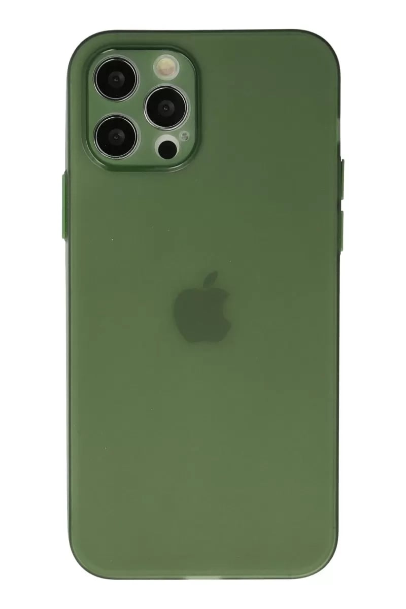 Apple iPhone 12 Pro Max Kılıf Puma Silikon - Yeşil