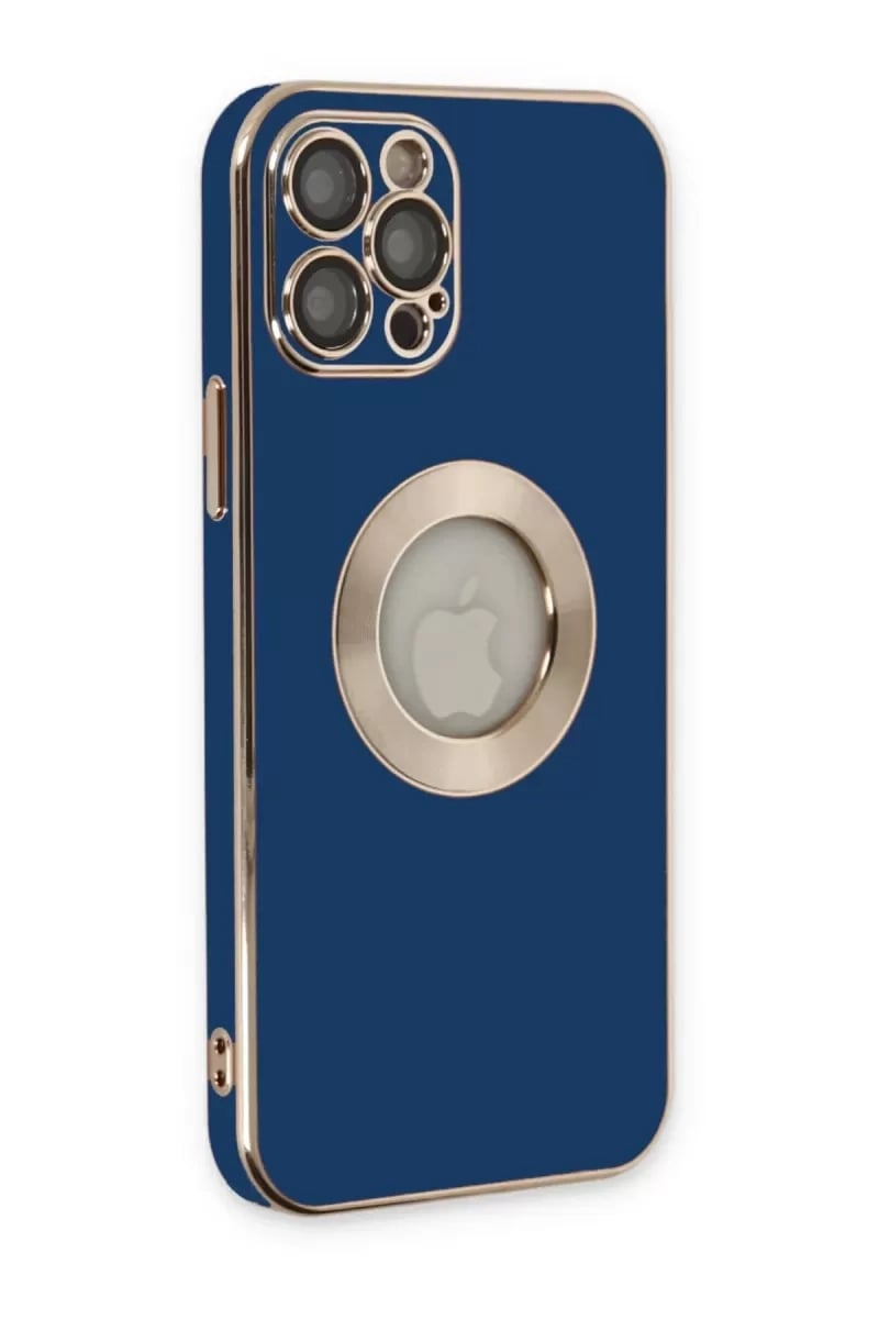 Apple iPhone 12 Pro Max Kılıf Store Silikon - Mavi