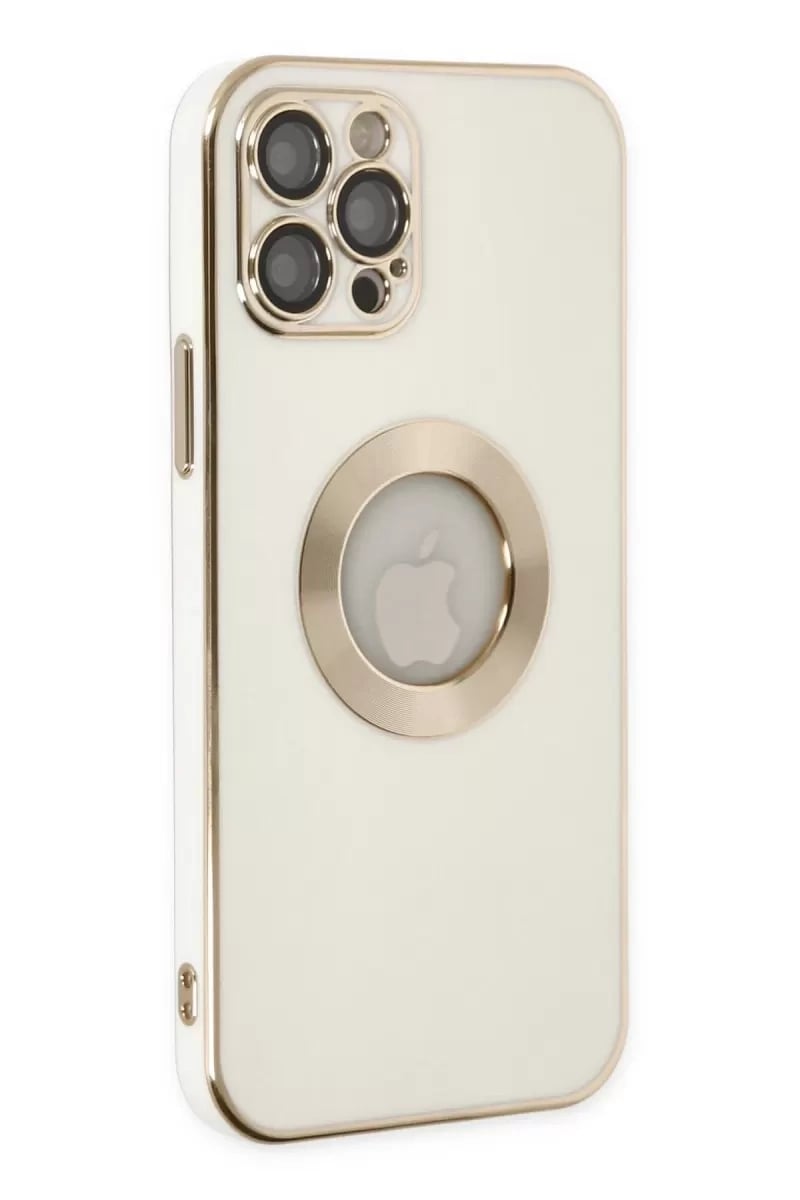 Apple iPhone 12 Pro Max Kılıf Store Silikon - Beyaz