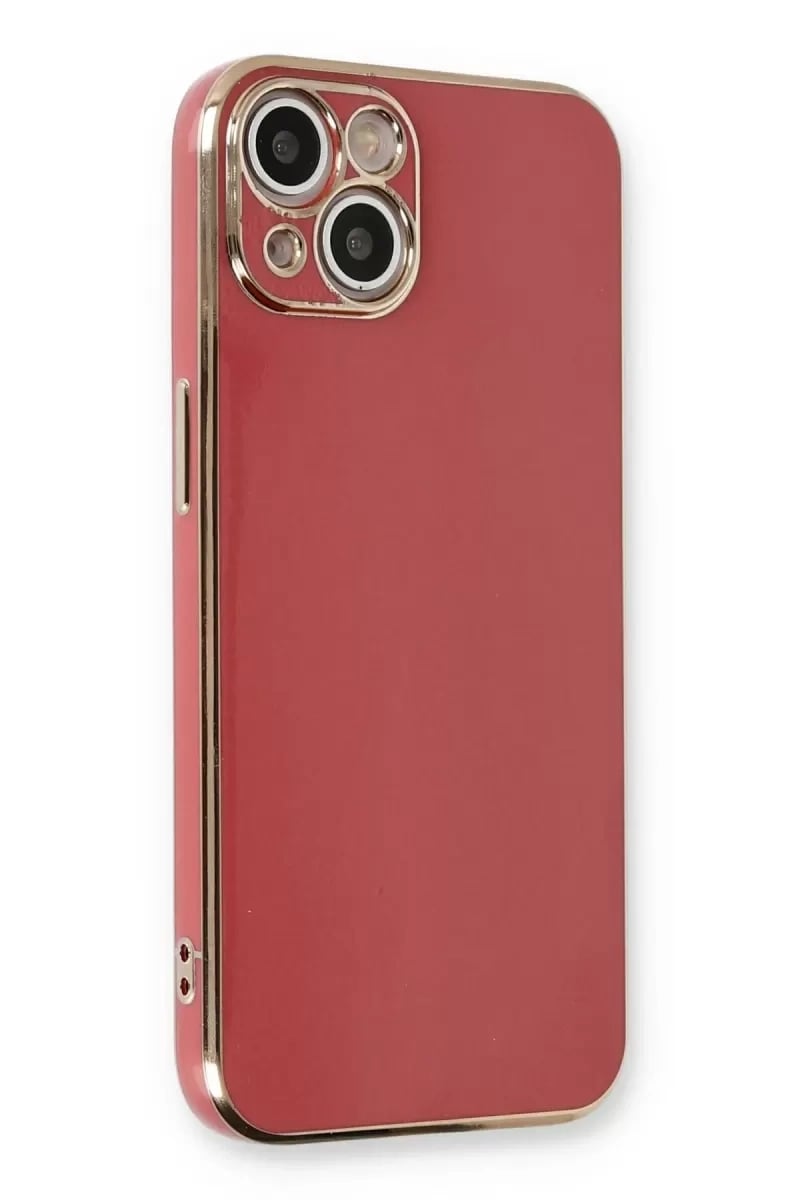Apple iPhone 13 Kılıf Volet Silikon - Kırmızı