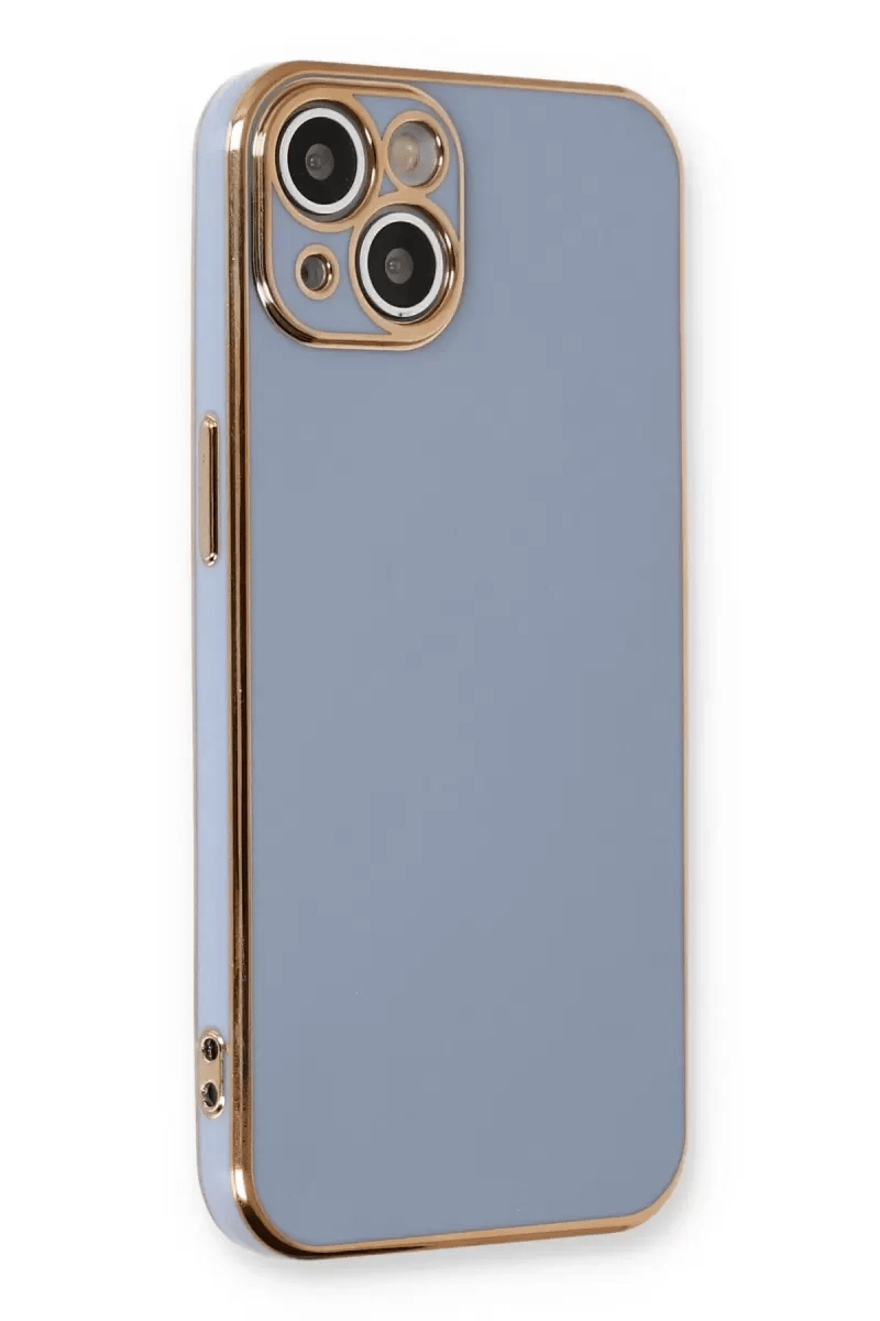 Apple iPhone 13 Kılıf Volet Silikon - Mavi
