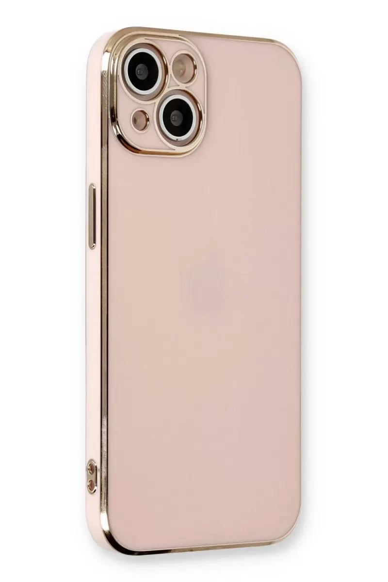 Apple iPhone 13 Kılıf Volet Silikon - Pembe