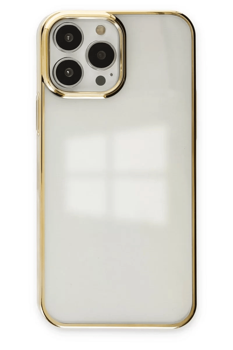 Apple iPhone 13 Pro Kılıf Element Silikon - Gold