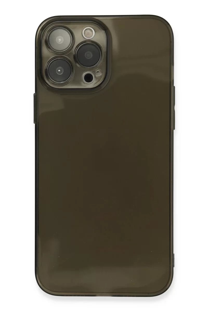 Apple iPhone 13 Pro Kılıf Fly Lens Silikon - Siyah