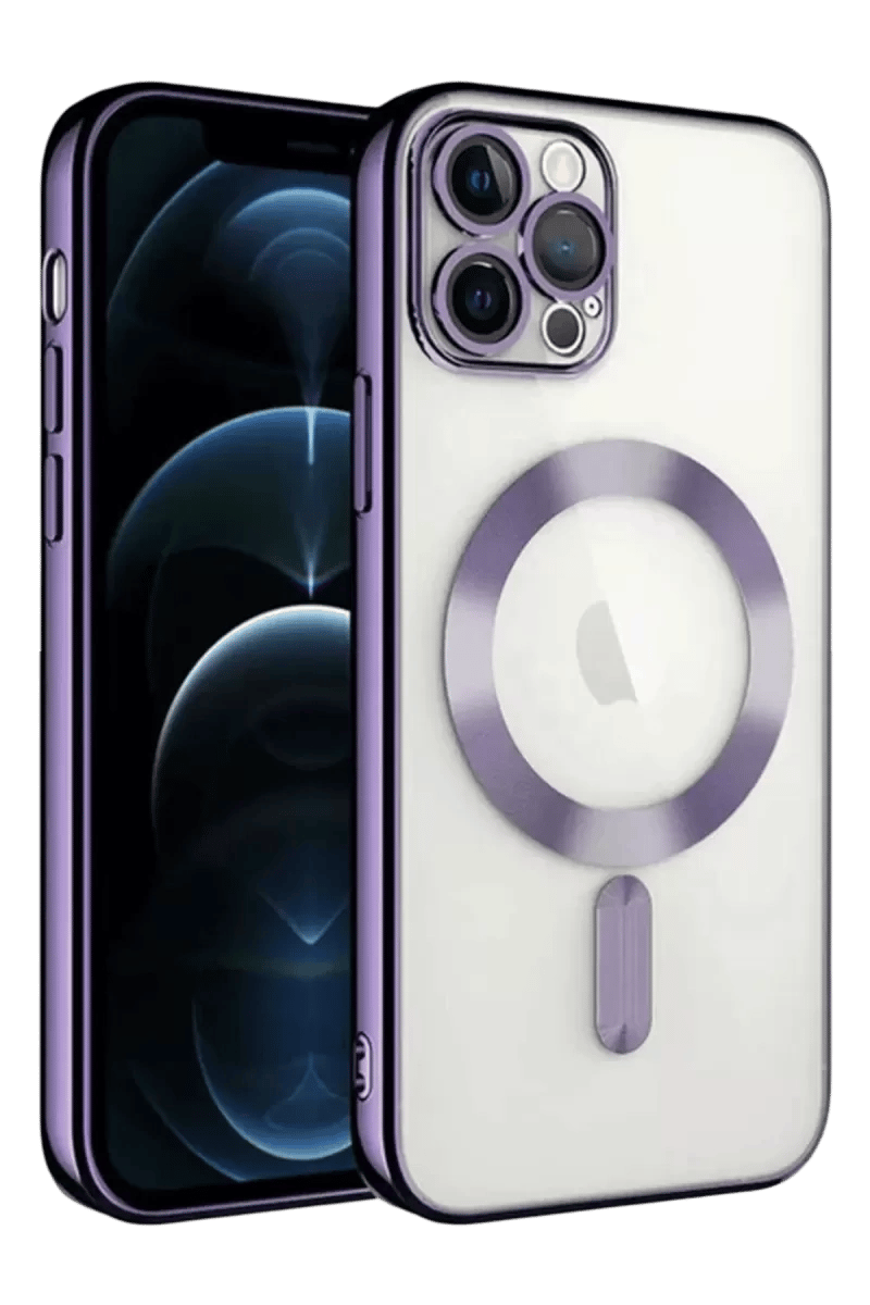 Apple iPhone 13 Pro Kılıf Kross Magneticsafe Kapak - Mor