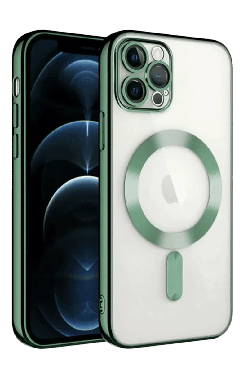 Apple iPhone 13 Pro Kılıf Kross Magneticsafe Kapak - Koyu Yeşil