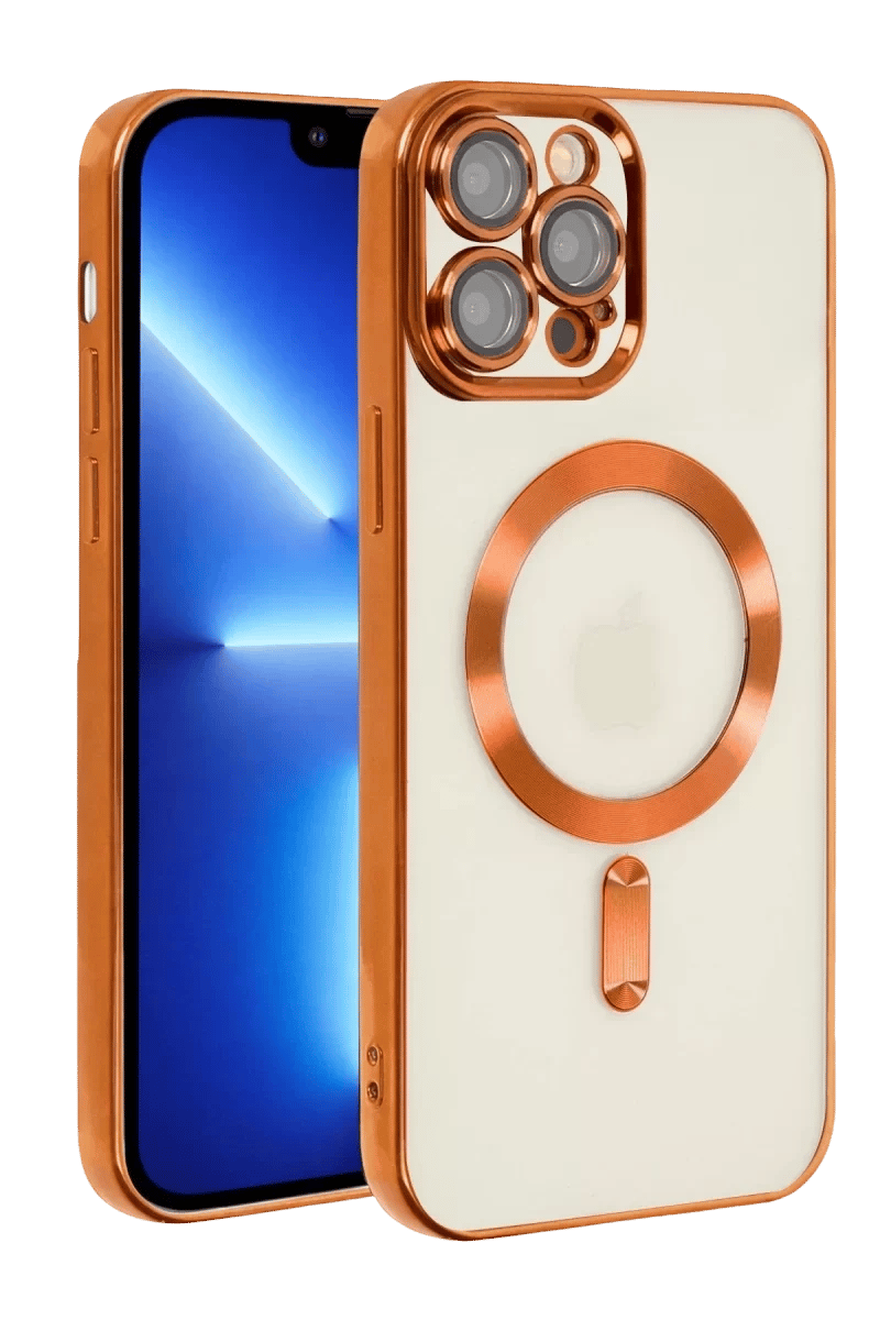 Apple iPhone 13 Pro Kılıf Kross Magneticsafe Kapak - Turuncu