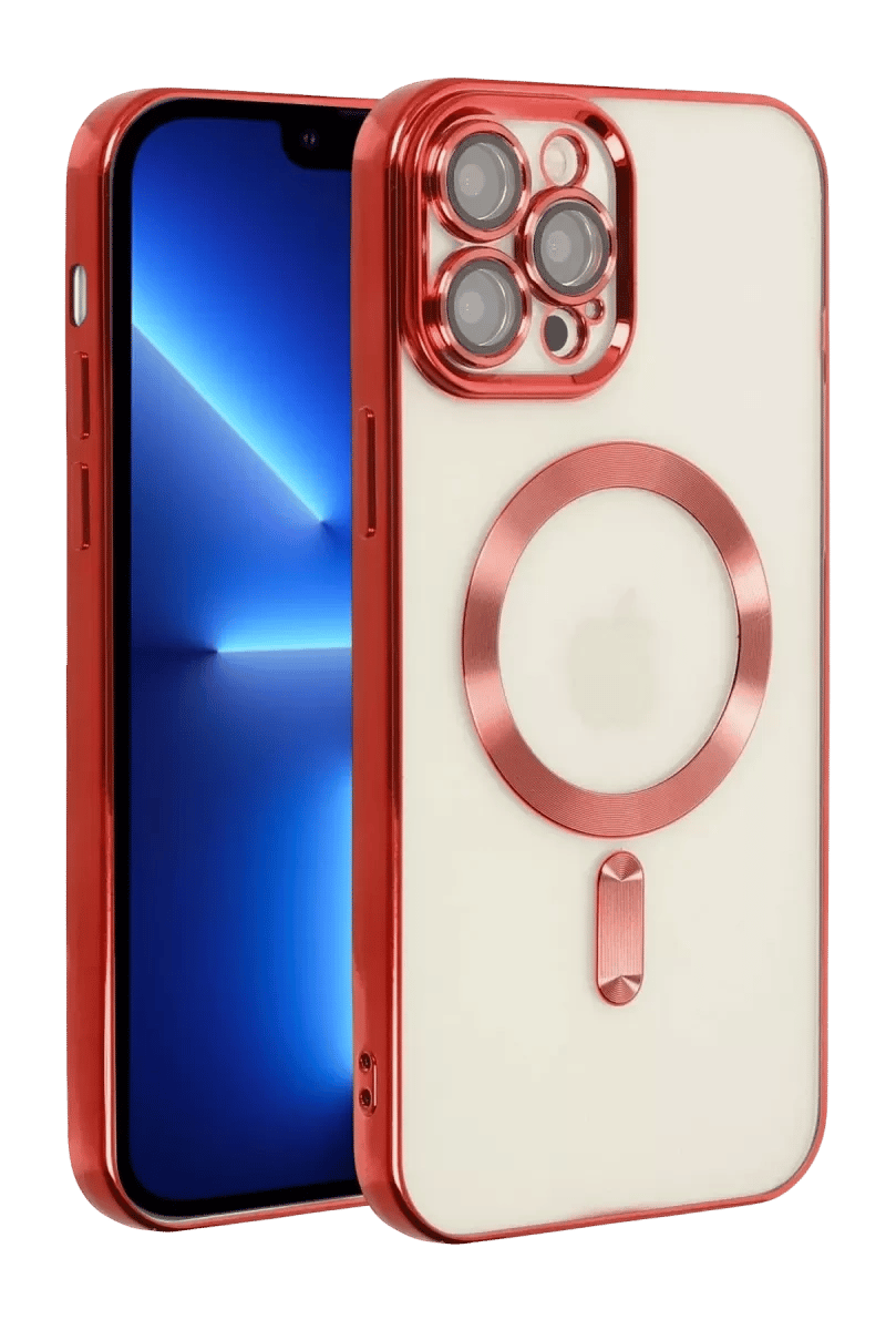 Apple iPhone 13 Pro Kılıf Kross Magneticsafe Kapak - Kırmızı