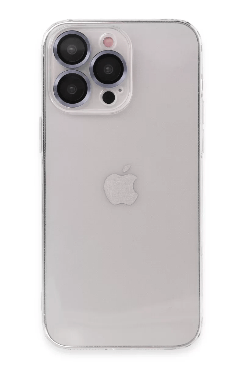 Apple iPhone 13 Pro Kılıf Luko Lens Silikon - Sierra Blue
