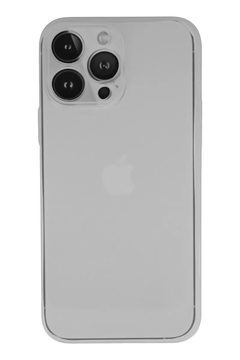 Apple iPhone 13 Pro Kılıf PP Ultra İnce Kapak - Beyaz