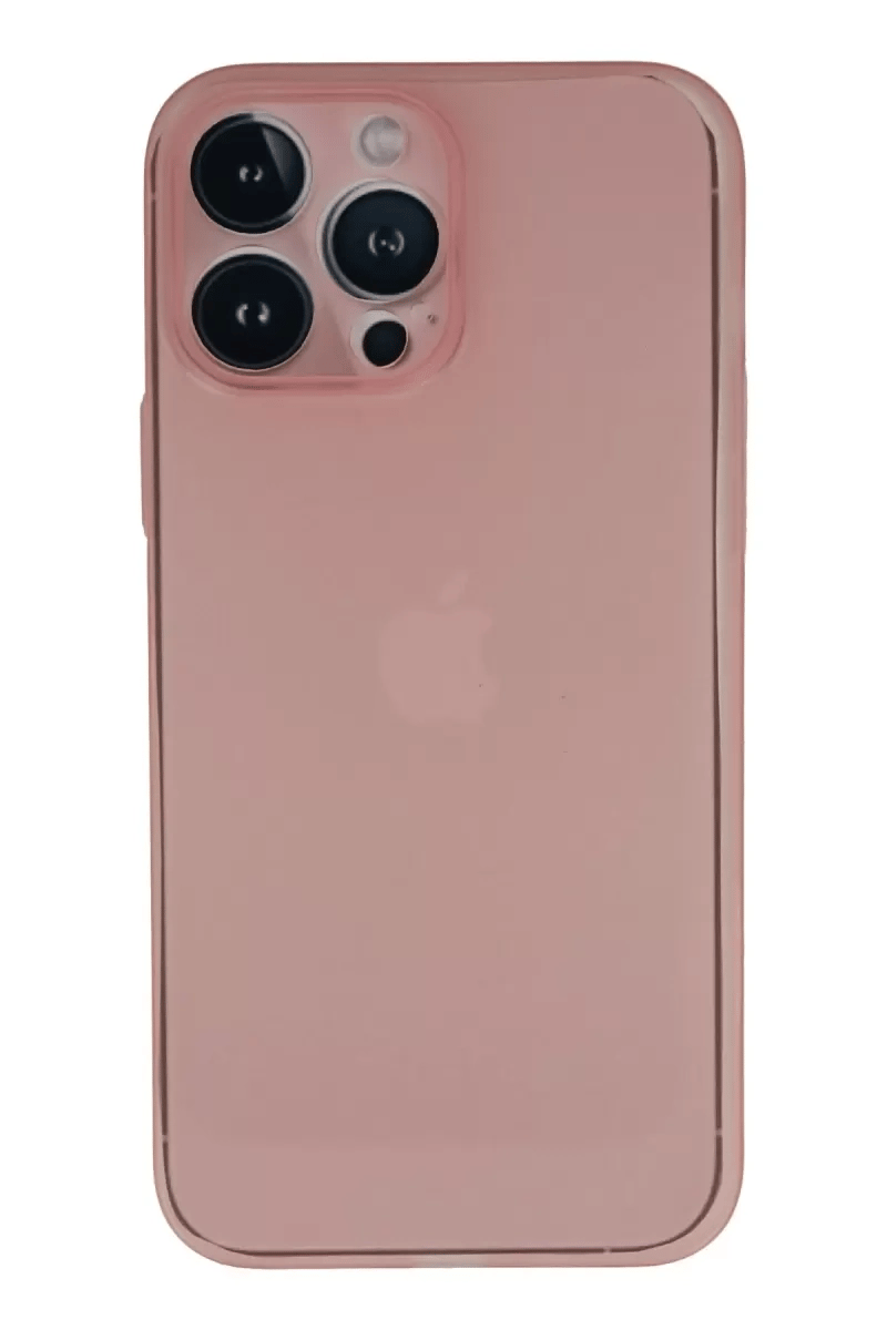 Apple iPhone 13 Pro Kılıf PP Ultra İnce Kapak - Pembe