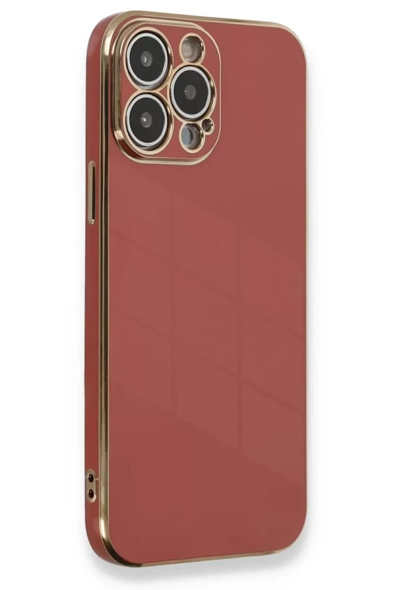 Apple iPhone 13 Pro Kılıf Volet Silikon - Kırmızı
