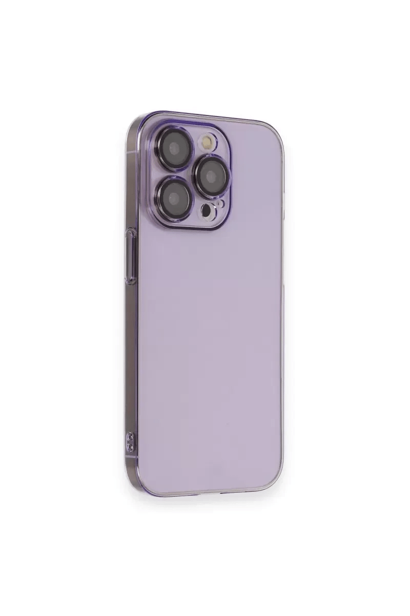 Apple iPhone 13 Pro Max Kılıf Armada Lensli Kapak - Lila