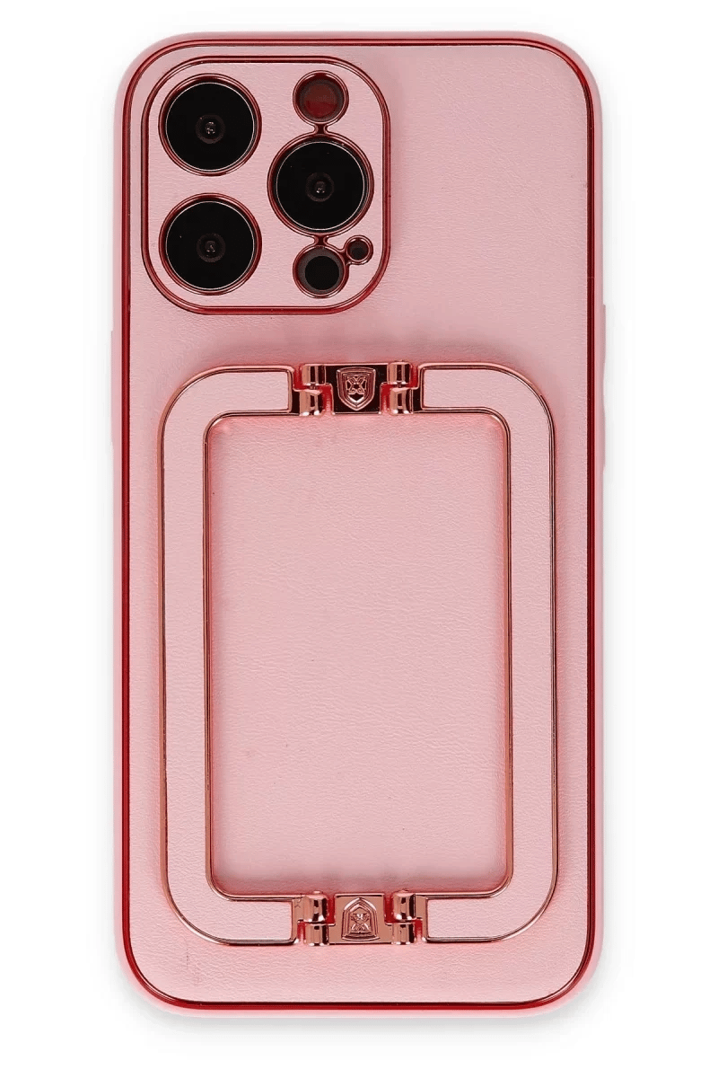 Apple iPhone 13 Pro Max Kılıf Coco Elit Kapak - Pembe
