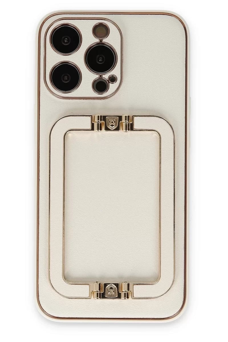 Apple iPhone 13 Pro Max Kılıf Coco Elit Kapak - Beyaz