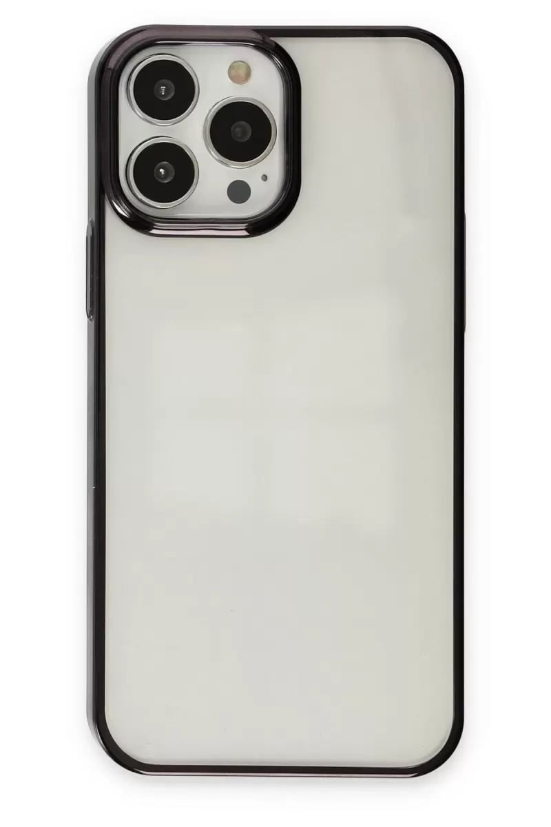 Apple iPhone 13 Pro Max Kılıf Element Silikon - Siyah