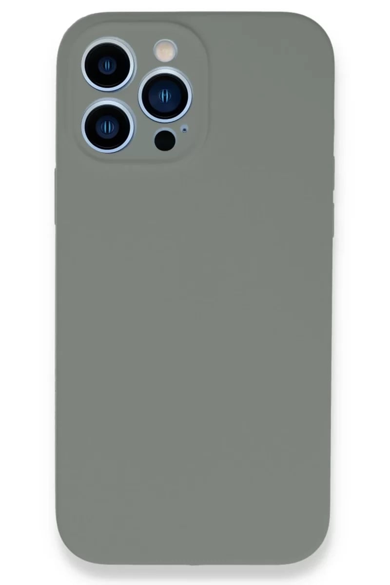 Apple iPhone 13 Pro Max Kılıf Lansman Legant Silikon - Gri