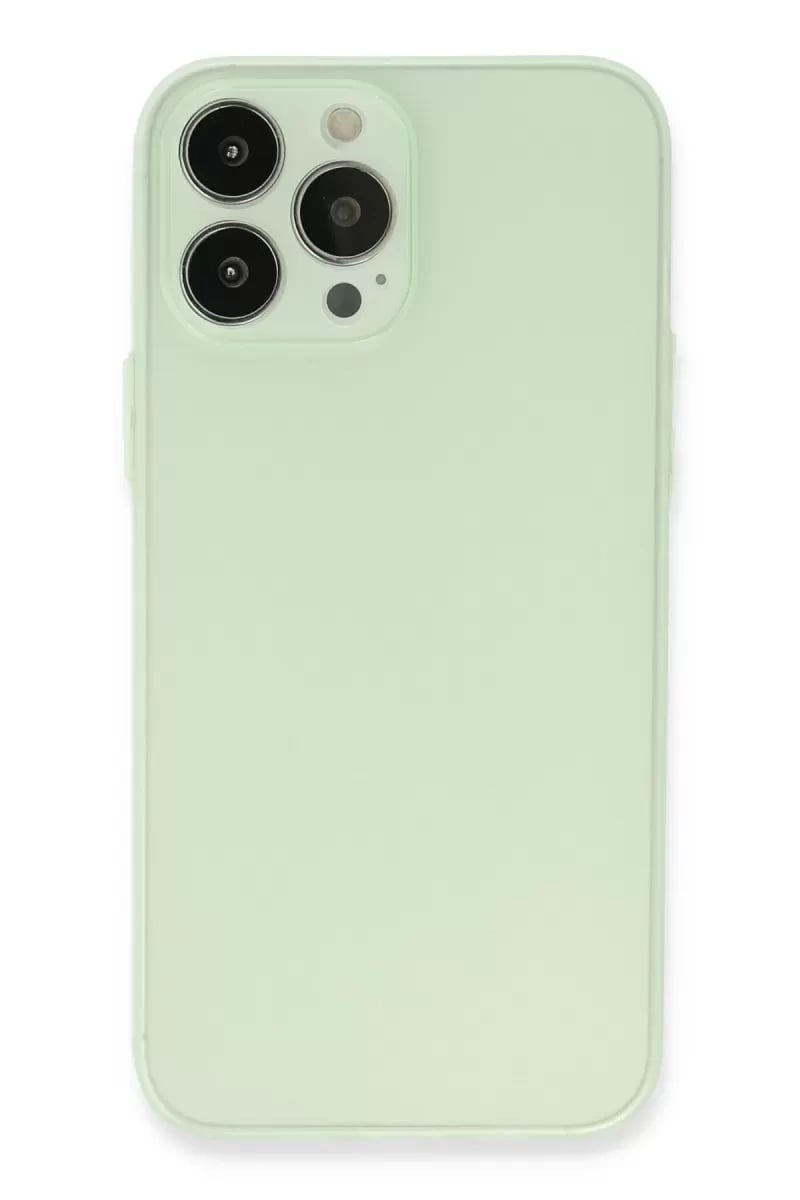 Apple iPhone 13 Pro Max Kılıf Puma Silikon - Açık Yeşil