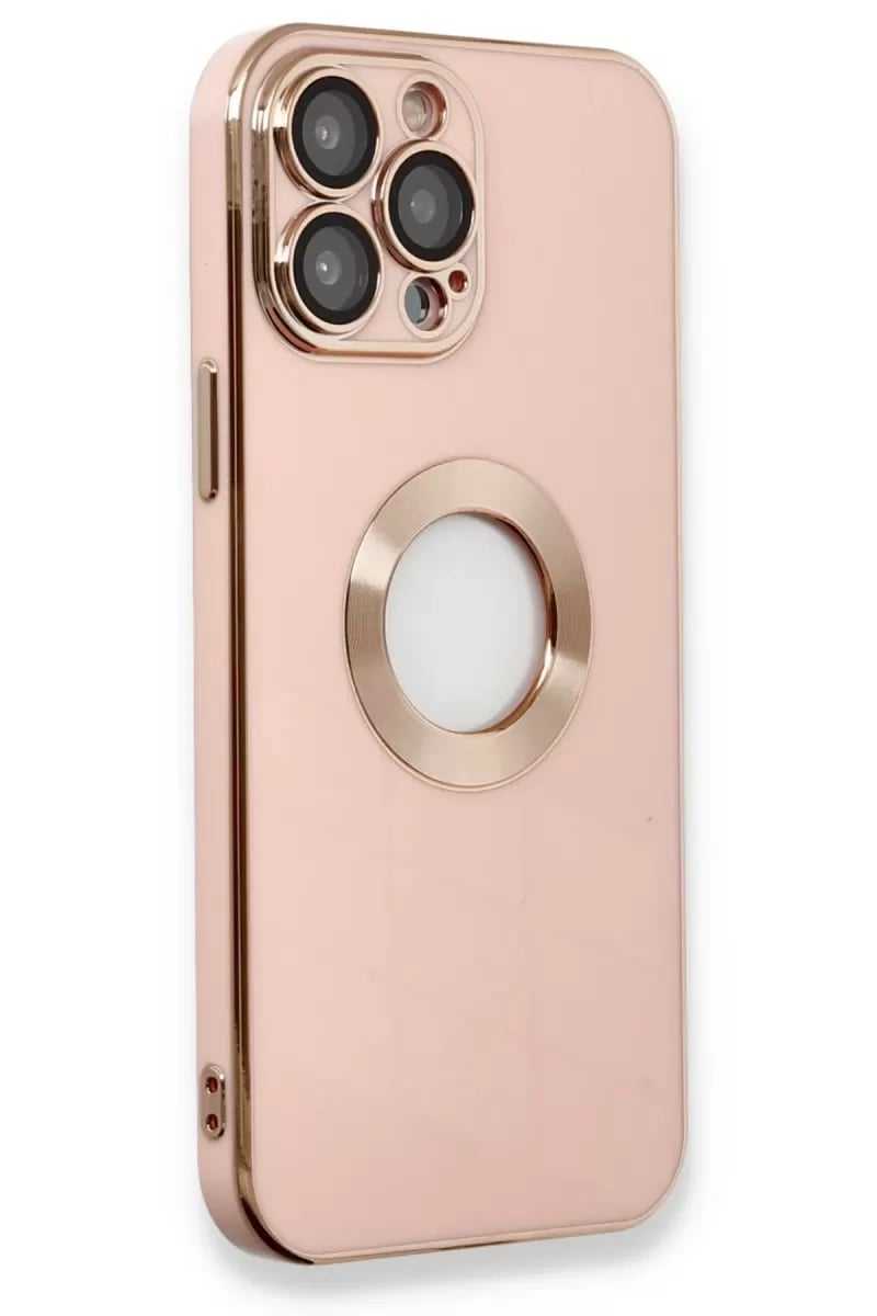Apple iPhone 13 Pro Max Kılıf Store Silikon - Pembe