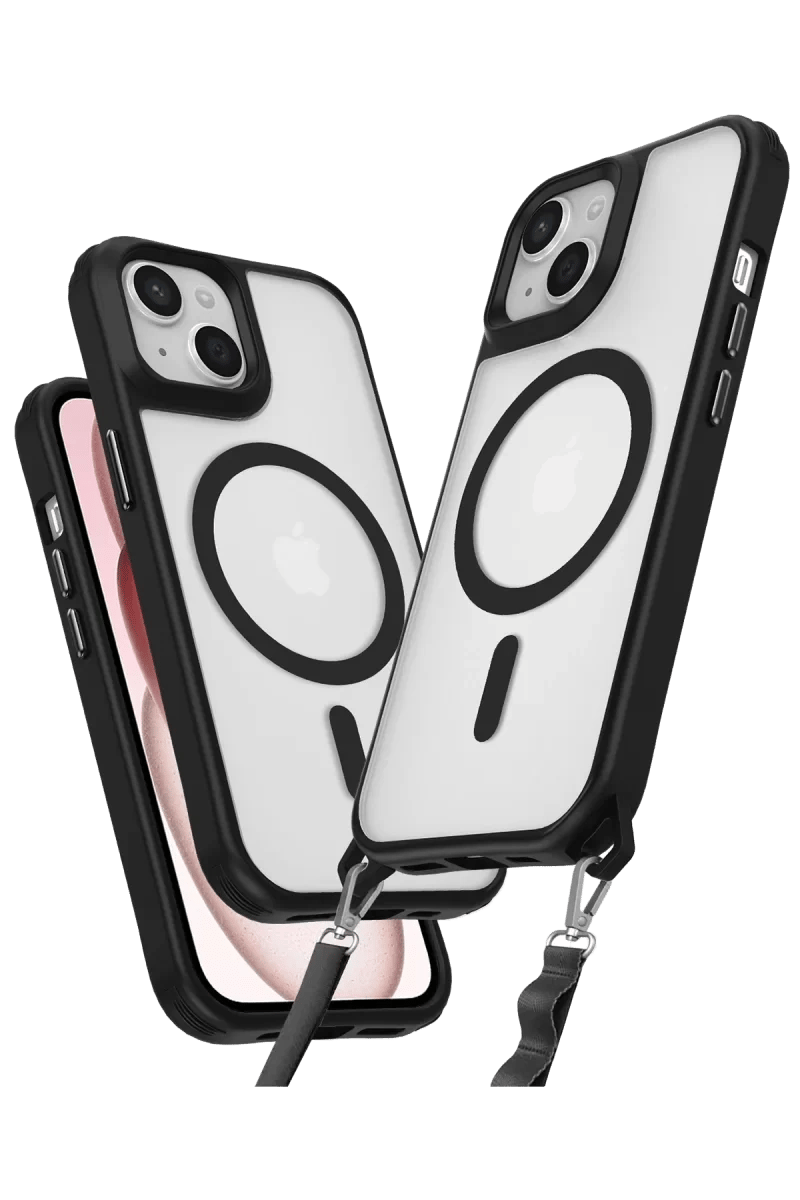Apple iPhone 14 Kılıf Enka Magsafe Silikon Kılıf - Siyah
