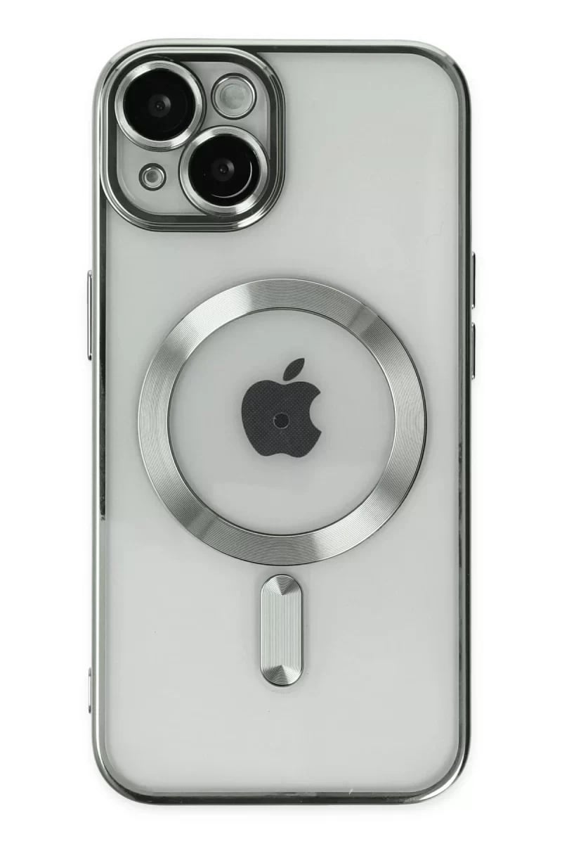 Apple iPhone 14 Kılıf Kross Magneticsafe Kapak - Gümüş
