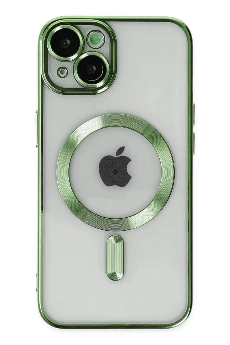 Apple iPhone 14 Kılıf Kross Magneticsafe Kapak - Koyu Yeşil