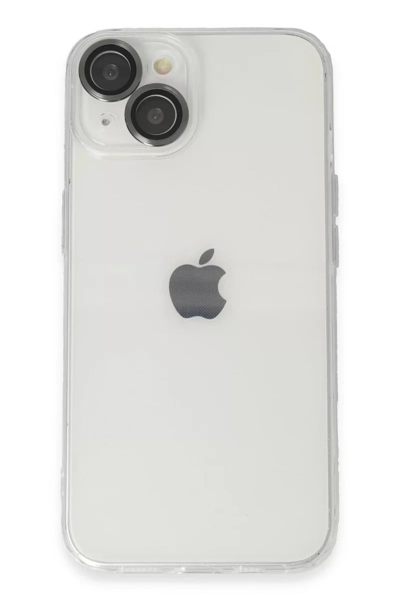 Apple iPhone 14 Kılıf Luko Lens Silikon - Siyah