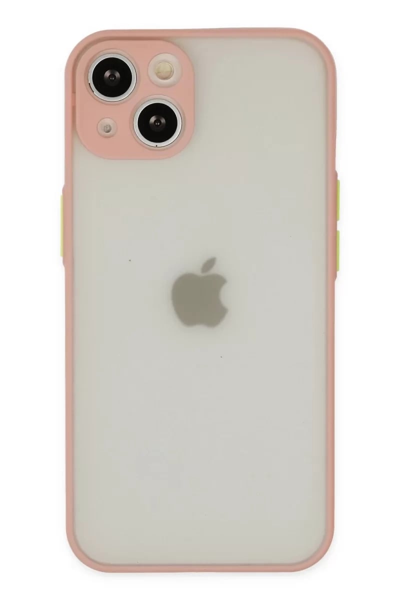 Apple iPhone 14 Kılıf Montreal Silikon Kapak - Pembe