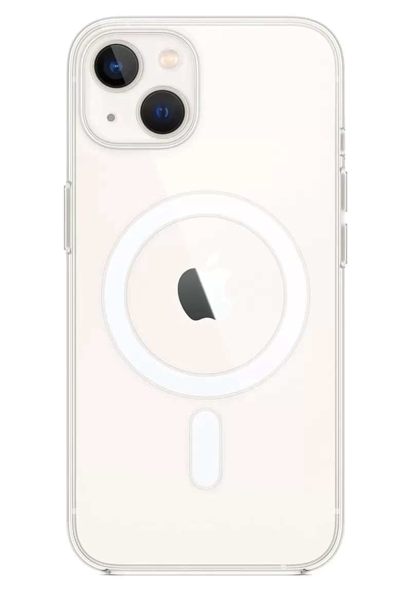 Apple iPhone 14 Kılıf Pc Real Magsafe Kapak - Şeffaf