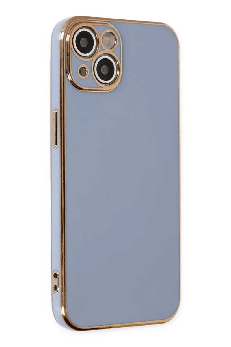 Apple iPhone 14 Kılıf Volet Silikon - Mavi