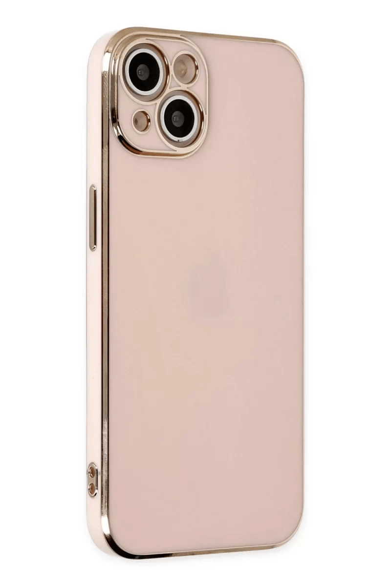 Apple iPhone 14 Kılıf Volet Silikon - Pembe