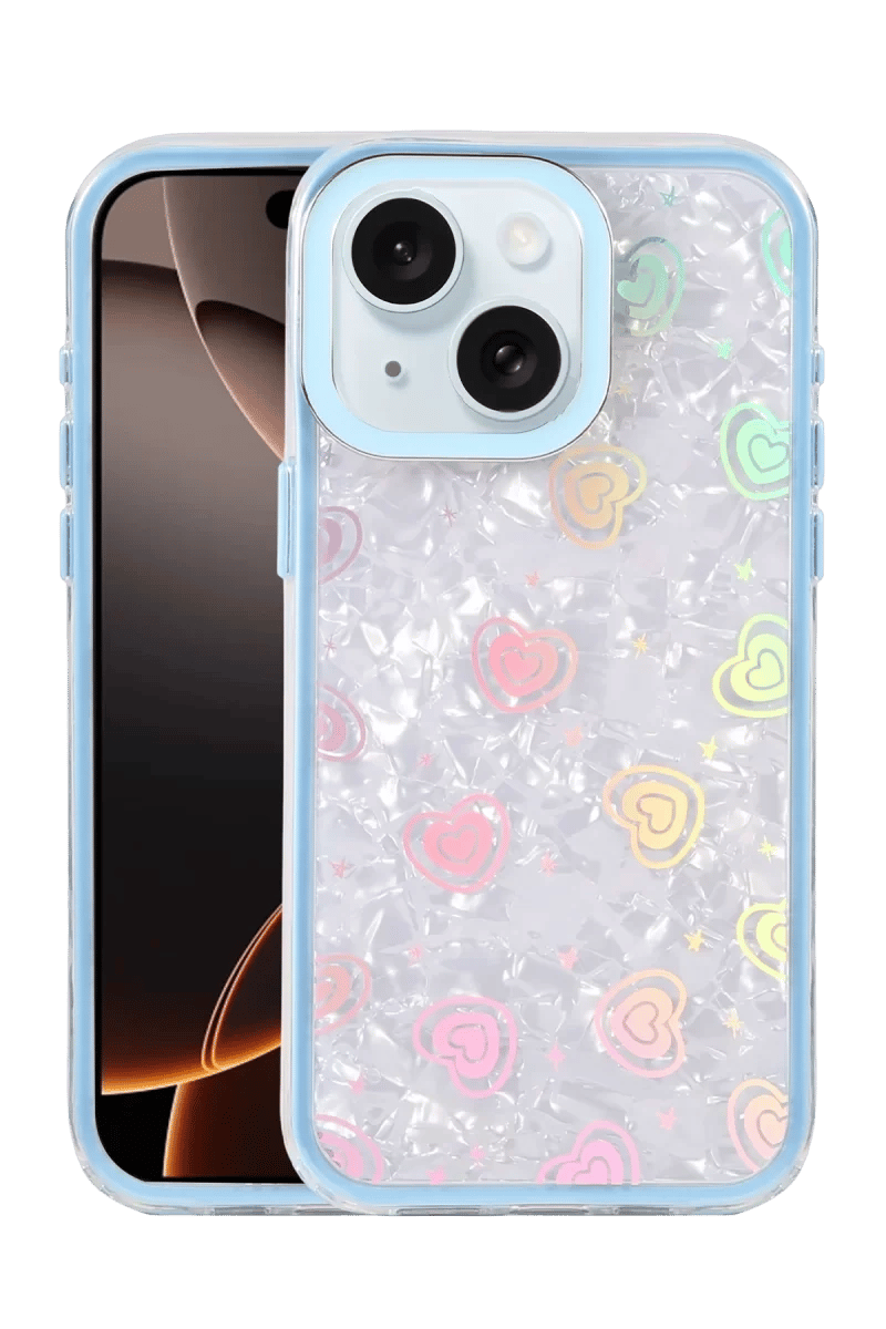 Apple iPhone 14 Lumi Desenli Kapak - Mavi
