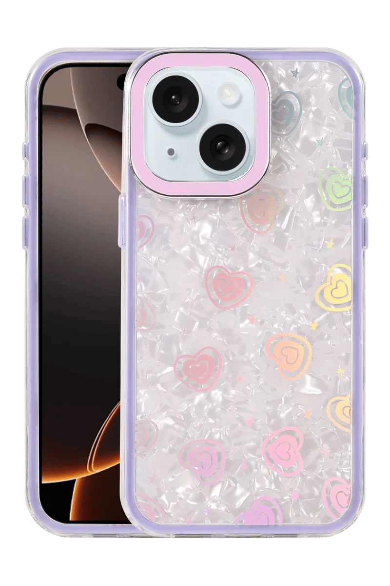 Apple iPhone 14 Lumi Desenli Kapak - Mor