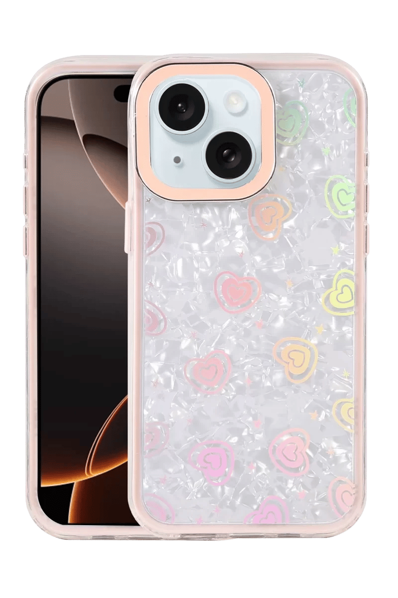 Apple iPhone 14 Lumi Desenli Kapak - Pembe