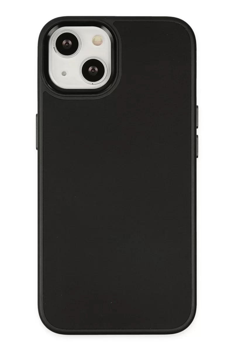 Apple iPhone 14 Plus Kılıf Asya Deri Silikon - Siyah