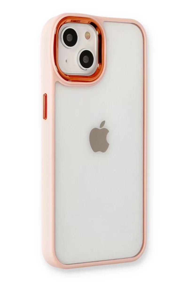 Apple iPhone 14 Plus Kılıf Dora Kapak - Pudra
